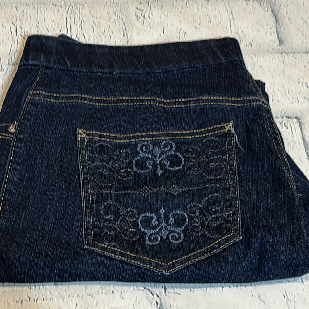 Lee scroll pocket Capri jeans